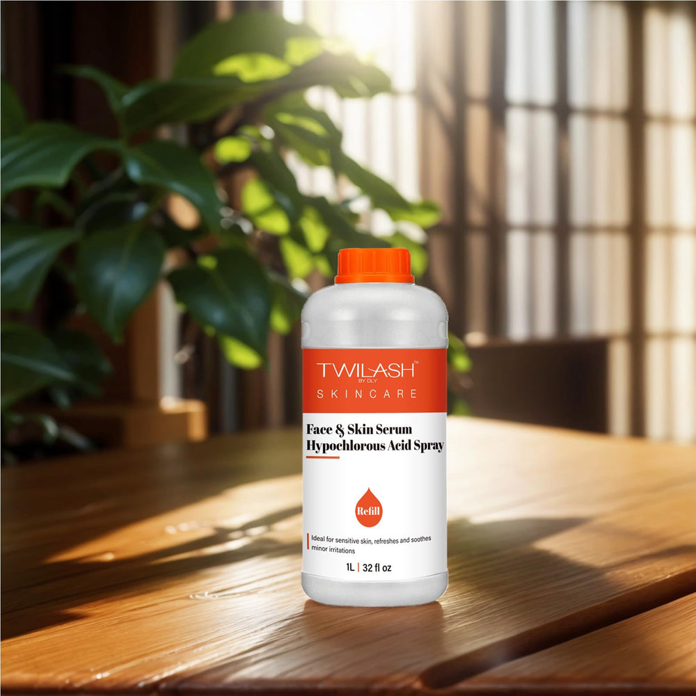 TWILASH BY DLY HOCl fast-drying mist provides rinse-free refreshment on the go.