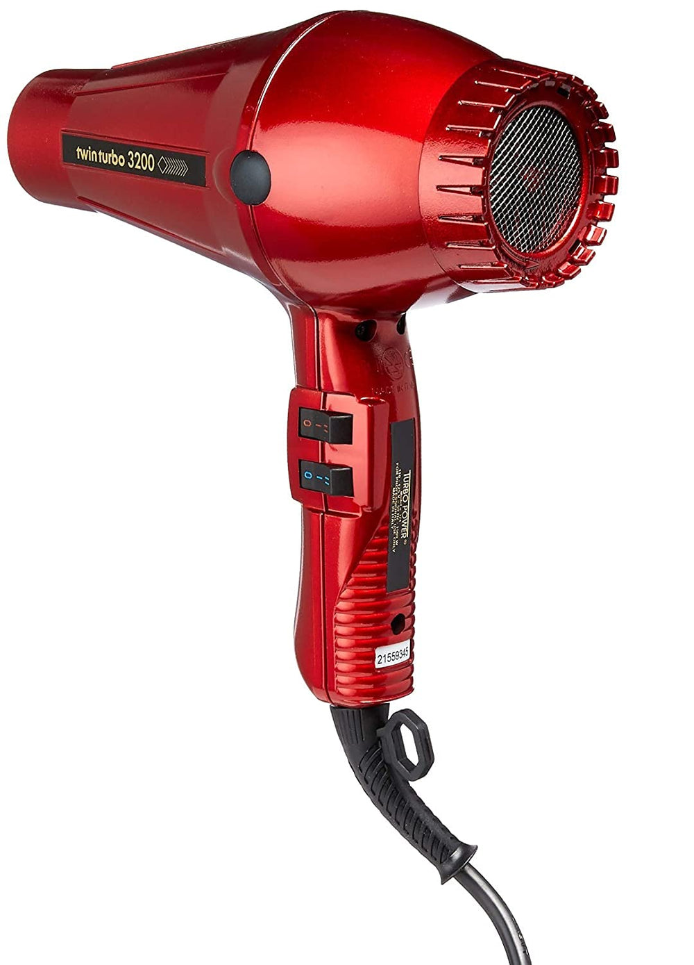 Twin Turbo 3200 Red airflow feature demonstrates efficient drying power.