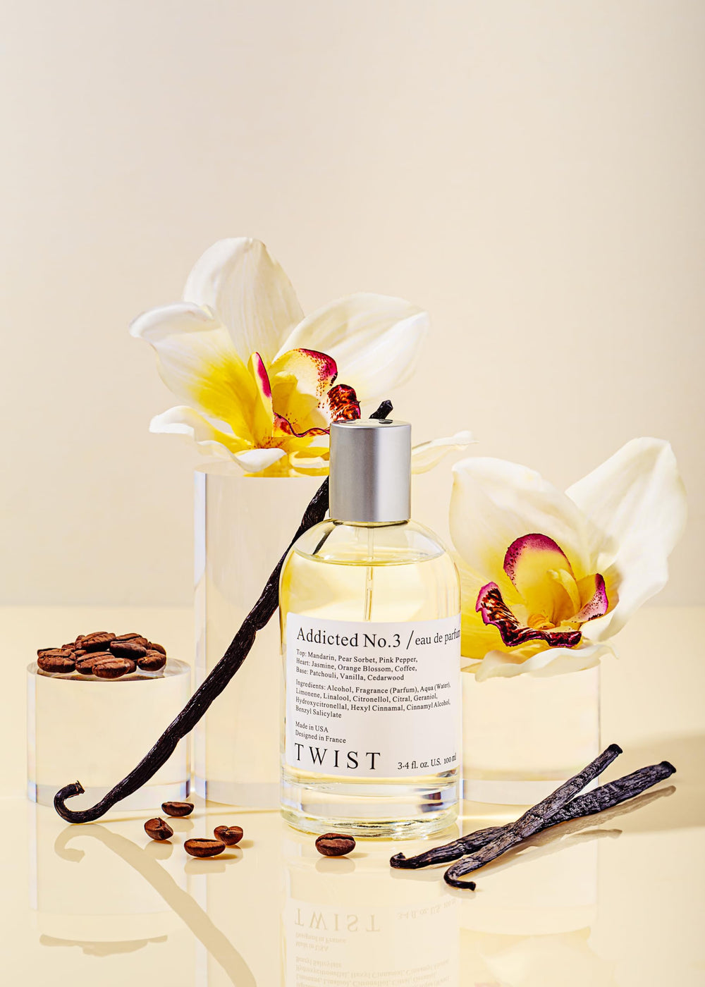 Twist Addicted No. 3 atomizer—easy spray for on-the-go fragrance.