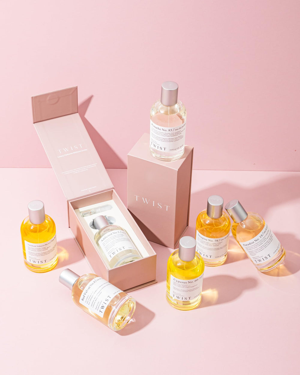 Twist Bang Bang No. 91 vegan and paraben-free badge communicates clean ingredients.