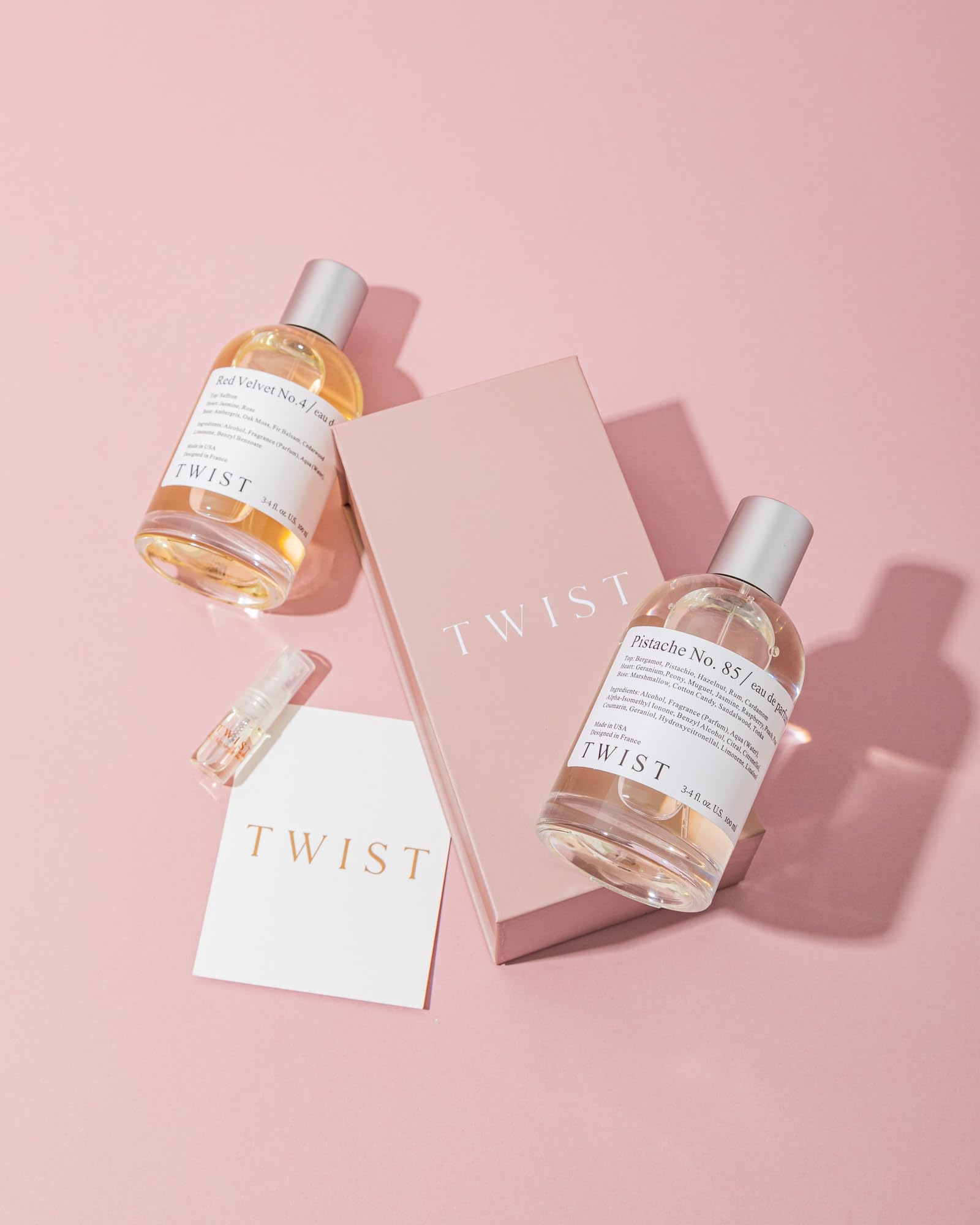Twist Sky No. 101 vanilla orchid note adds soft warmth for evening wear.