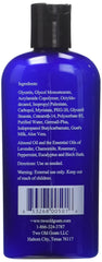 Two Old Goats Lotion ingredients scene emphasizing lavender and peppermint notes