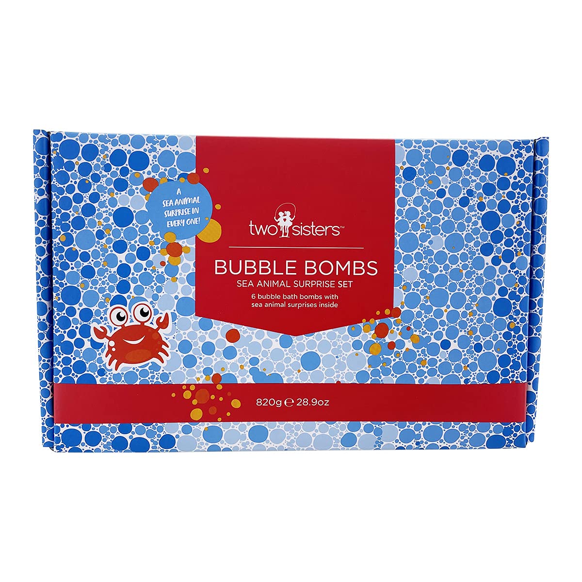 Two Sisters kids enjoying a bright, bubbly bath with sea animal bombs