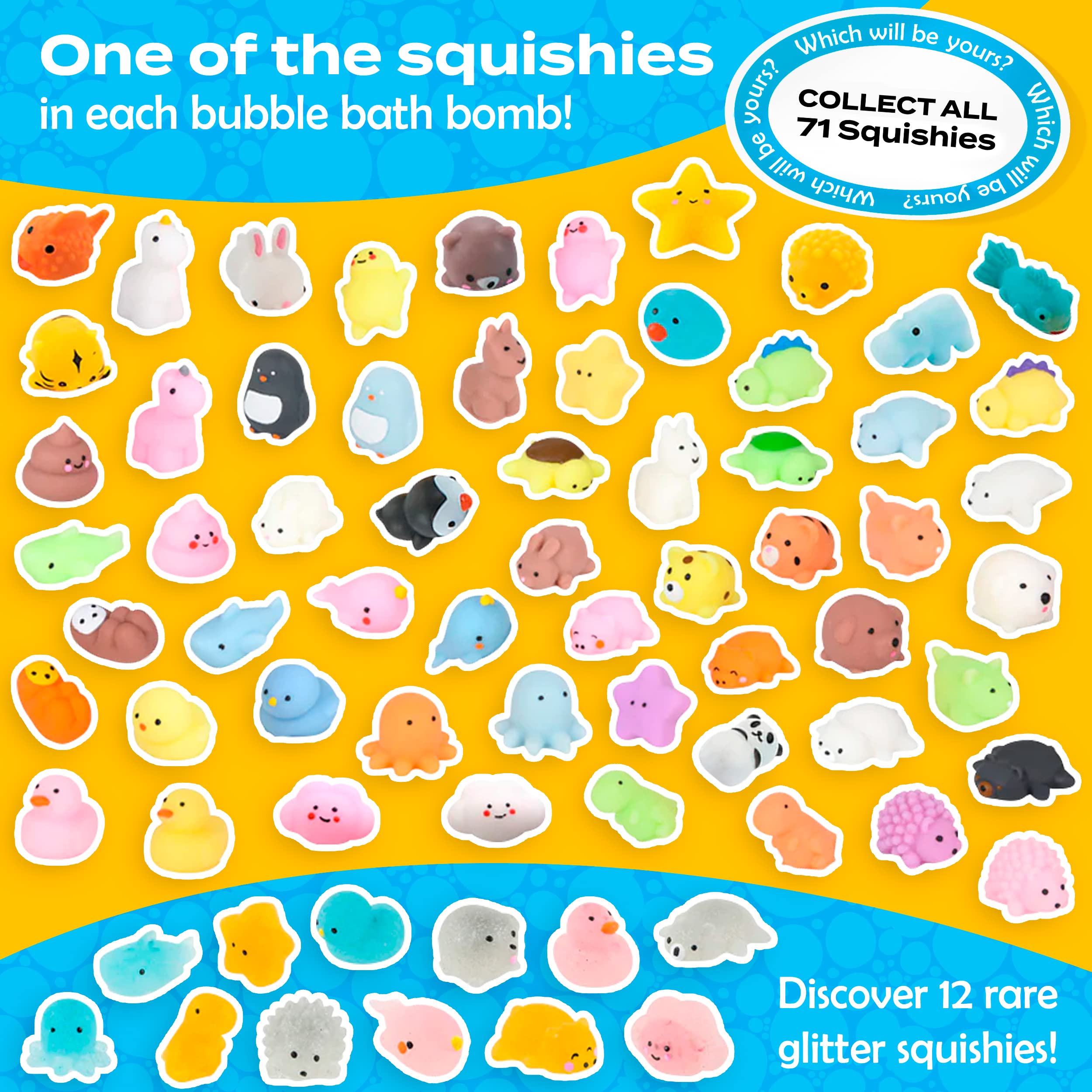Two Sisters squishy bath bombs create vibrant bubbles with playful color