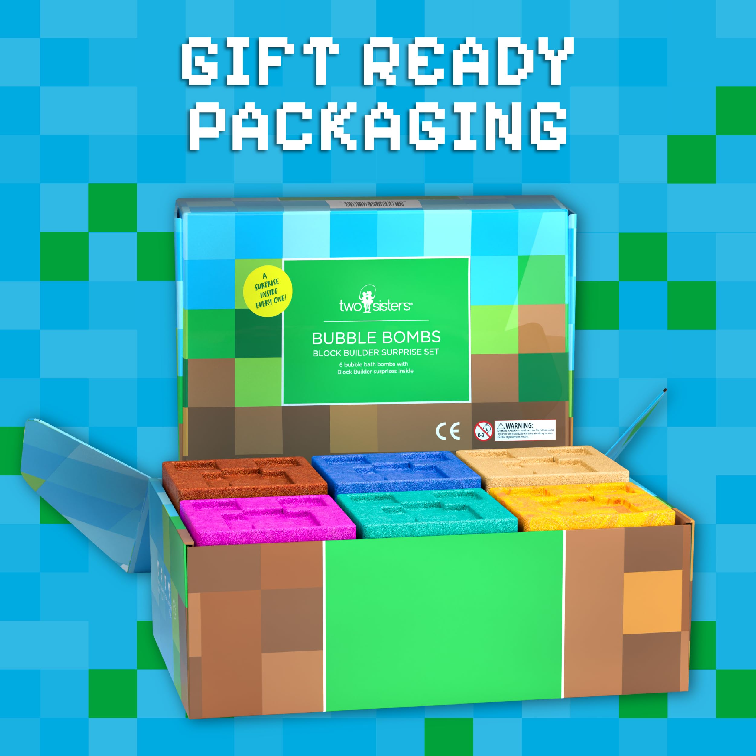 Two Sisters TNT Creeper gift-ready pack for kids who love building play.