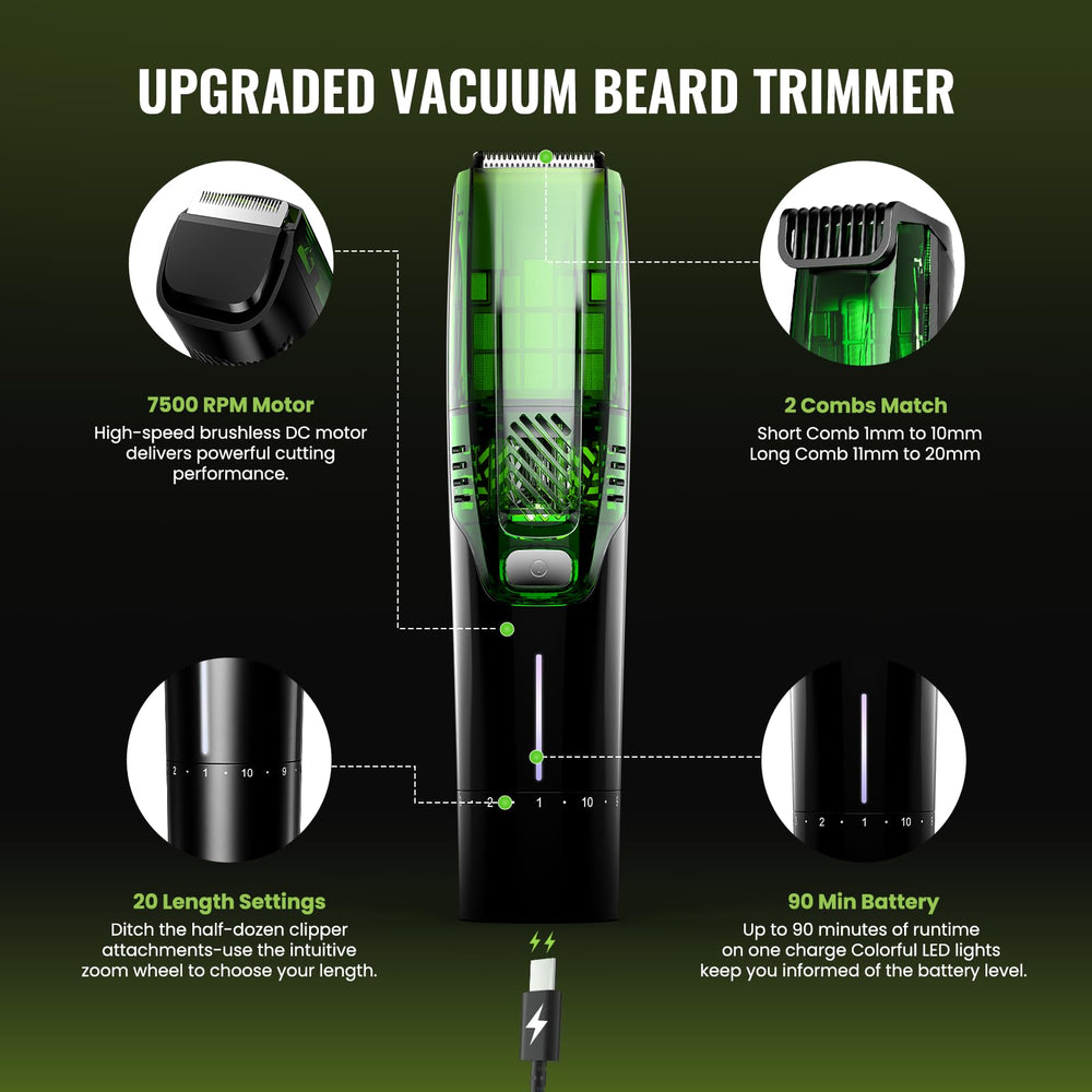 TXXTOL beard-trimmer ceramic-stainless blades close-up for smooth trims