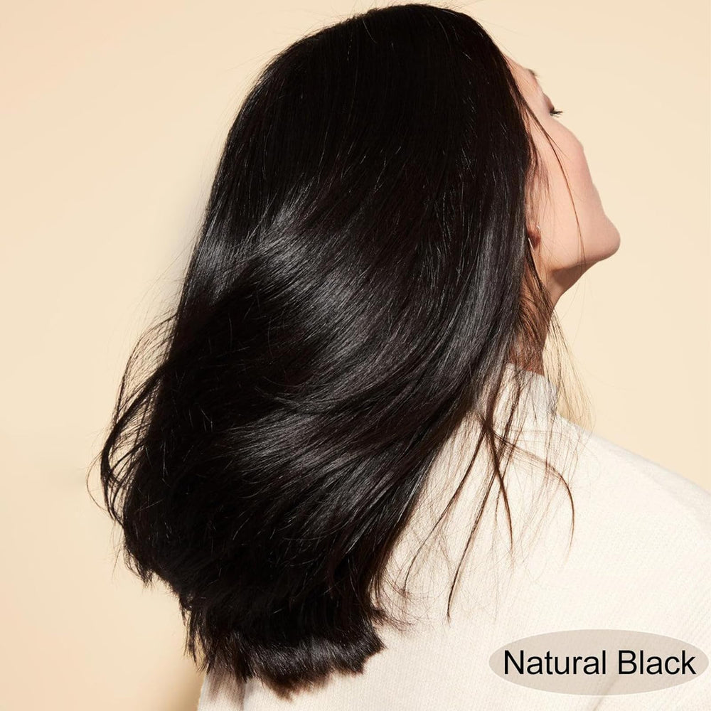 TYAYW application on dry hair shows easy, mess-free coloring at home.