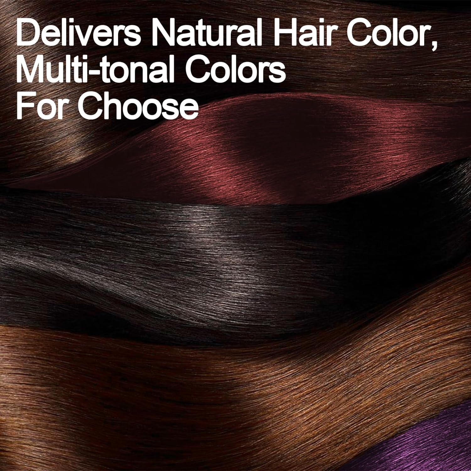 TYAYW Light Brown Hair Dye Shampoo foam coverage highlights even color distribution