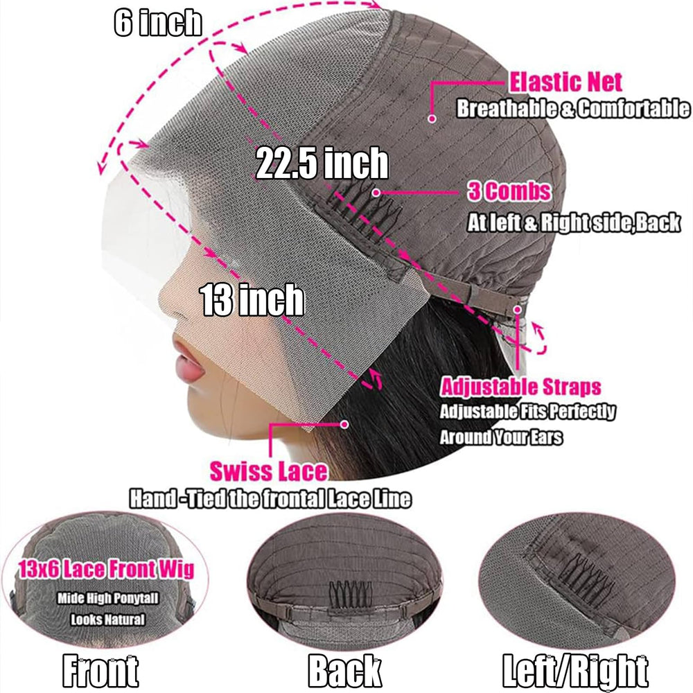 Tyiu pre-plucked baby hair natural hairline for seamless blend.