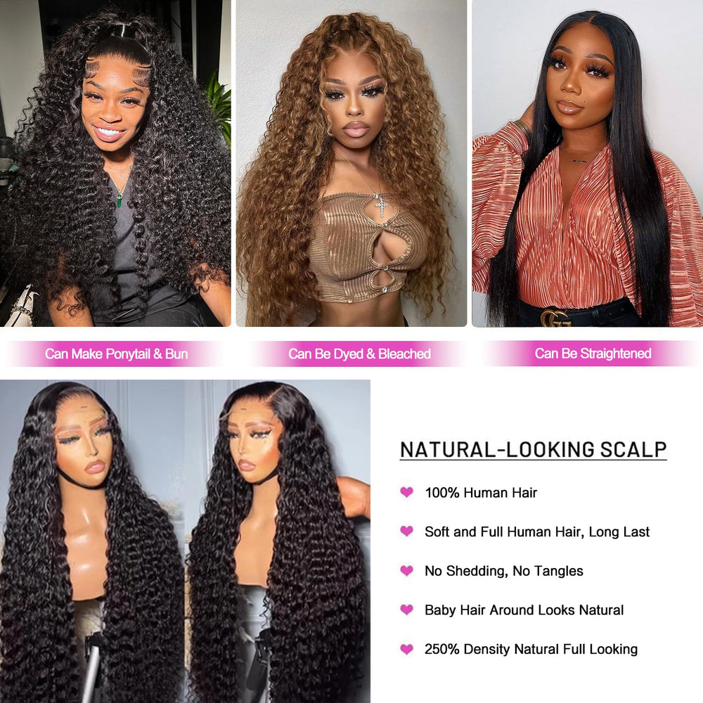 Tyiu wet and wavy lace front wig for effortless beachy texture.