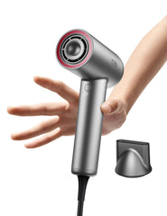 TYMO AIRHYPE Lite dryer front view shows compact design for quick styling on the go.