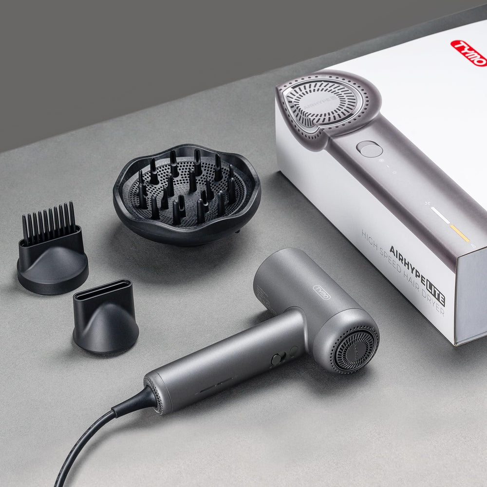 TYMO AIRHYPE Lite whisper-quiet operation supports quiet daily styling