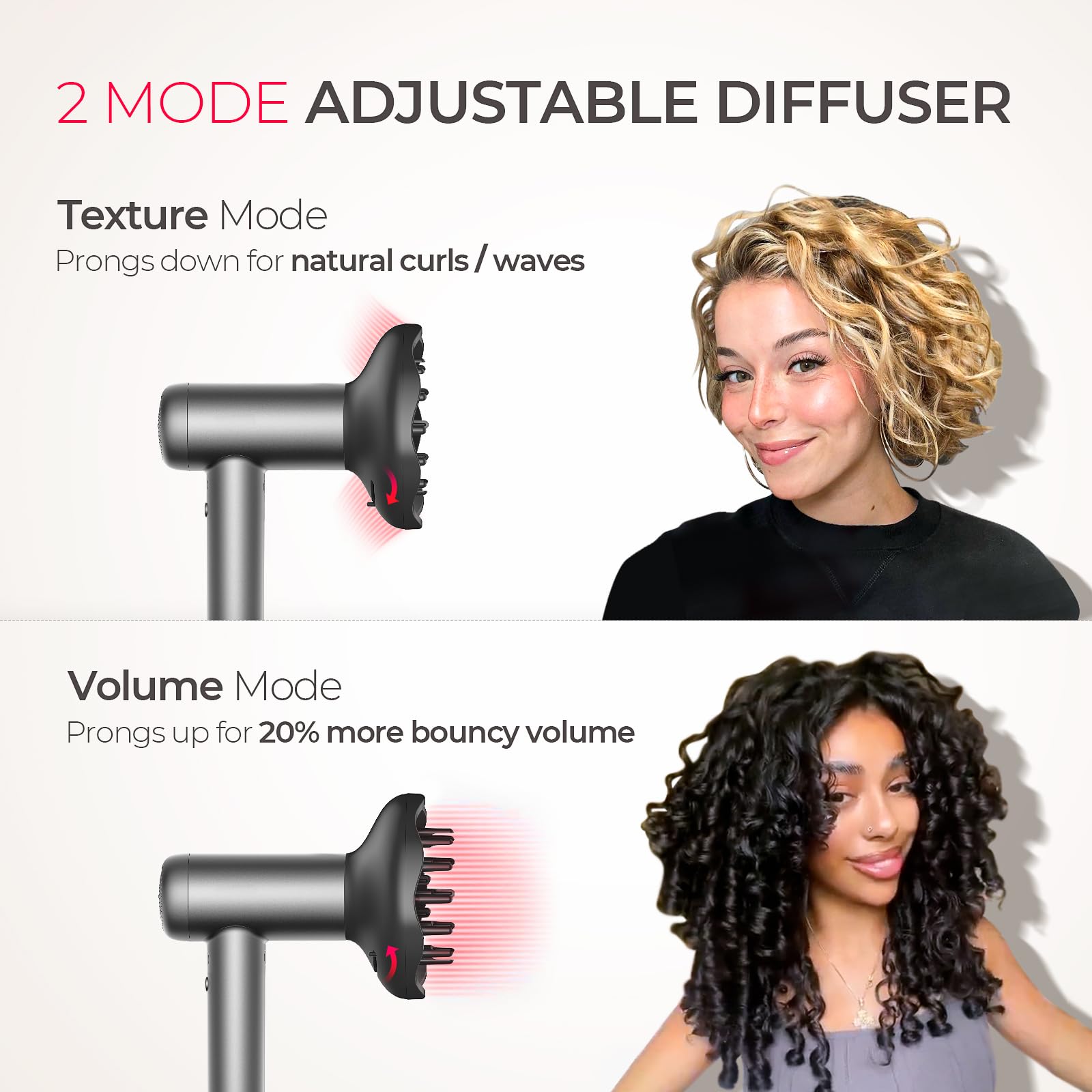 TYMO AIRHYPE Lite SilkGlide comb smoothly straightens textured hair