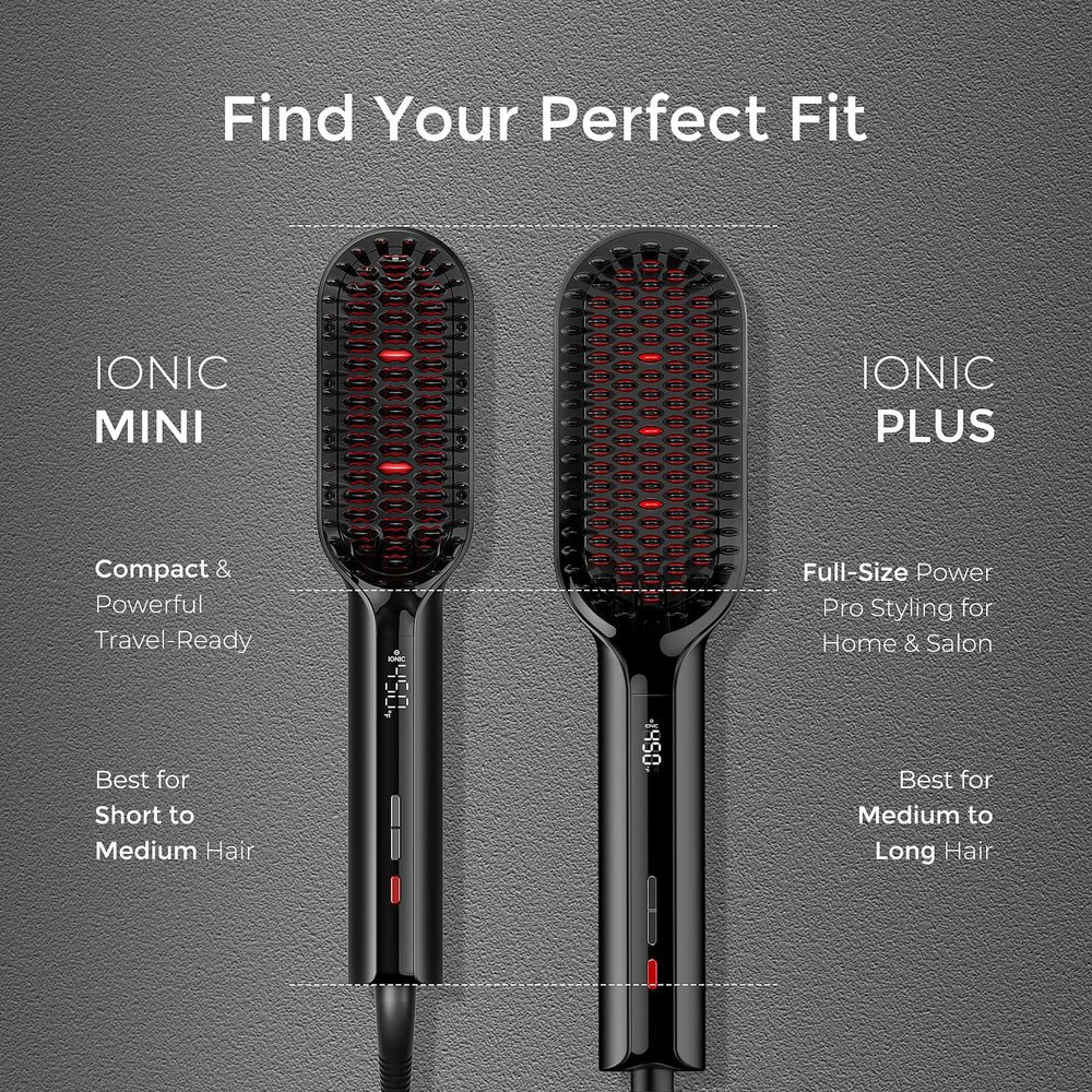 TYMO cool-tip and side bristles help prevent burns during use