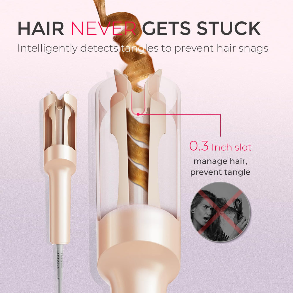TYMO CurlPRO 1-inch barrel close-up ready for consistent curls
