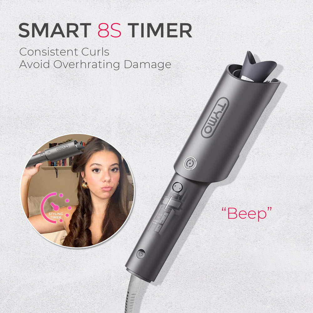 TYMO CURLPRO ceramic-finishing-hair supports healthy-looking styling results.