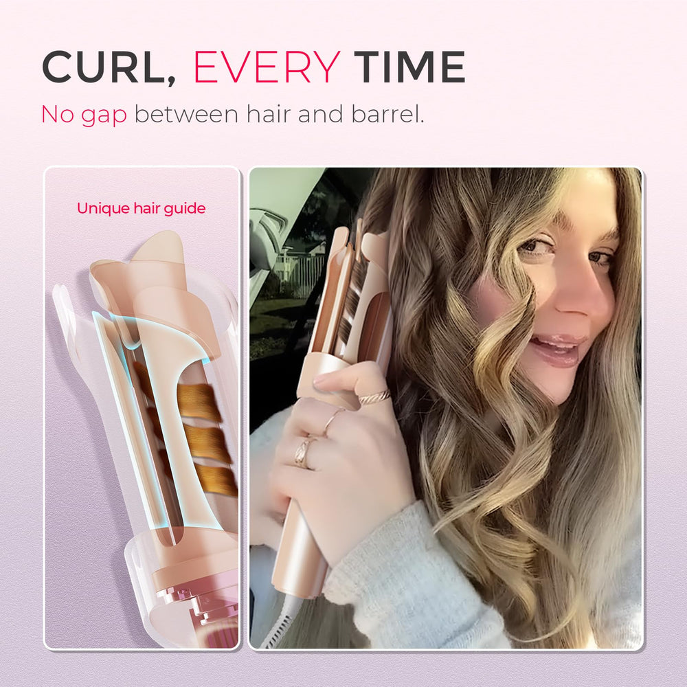 TYMO CurlPRO 500 million ionic technology reduces frizz and moisture loss