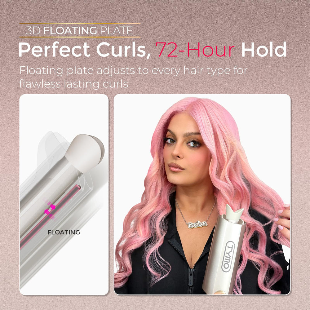 TYMO CurlPro Plus 600M ionic coating for shiny waves