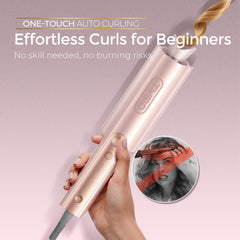 TYMO CurlPro Plus automatic operation demonstrating effortless curling