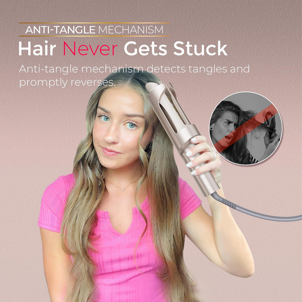 TYMO CurlPro Plus long-hair styling in real use case showing lasting curls.