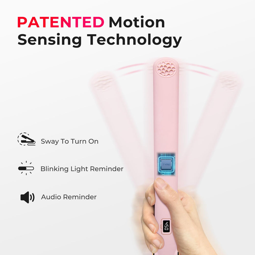 TYMO flat iron anti-scald design improves comfortable use
