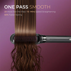 TYMO FLIPRO keratin-coated plates reduce roughness for smoother styling