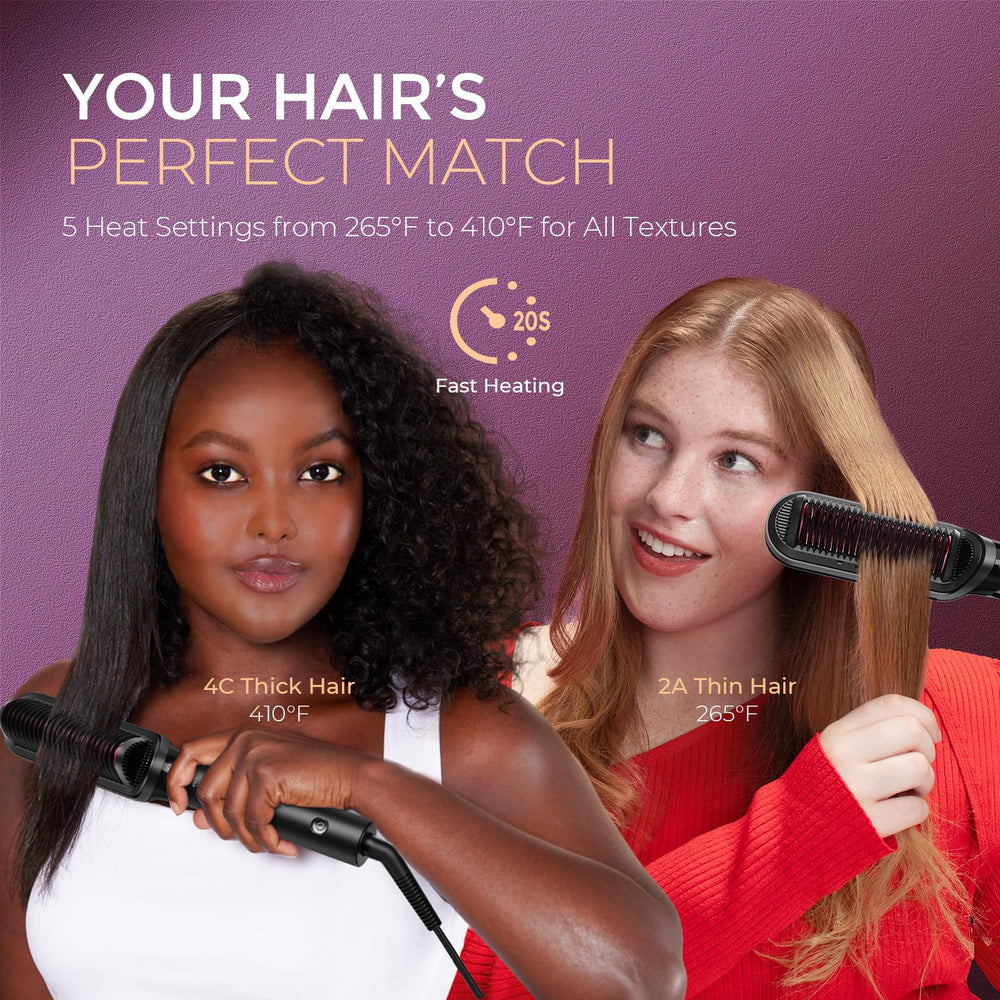 TYMO FLIPRO T-Sensor comb teeth protect scalp during styling with precision