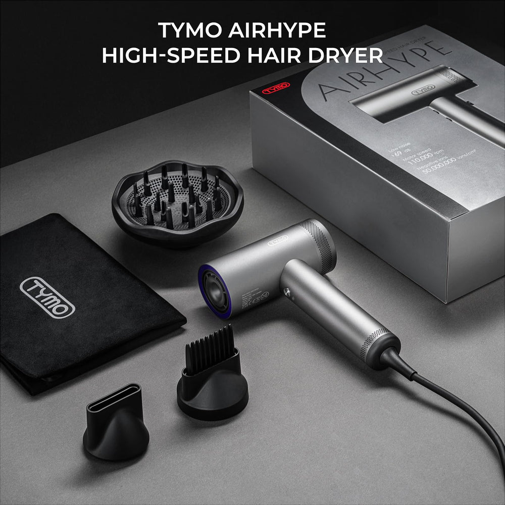TYMO graphite finish adds modern look to styling tool