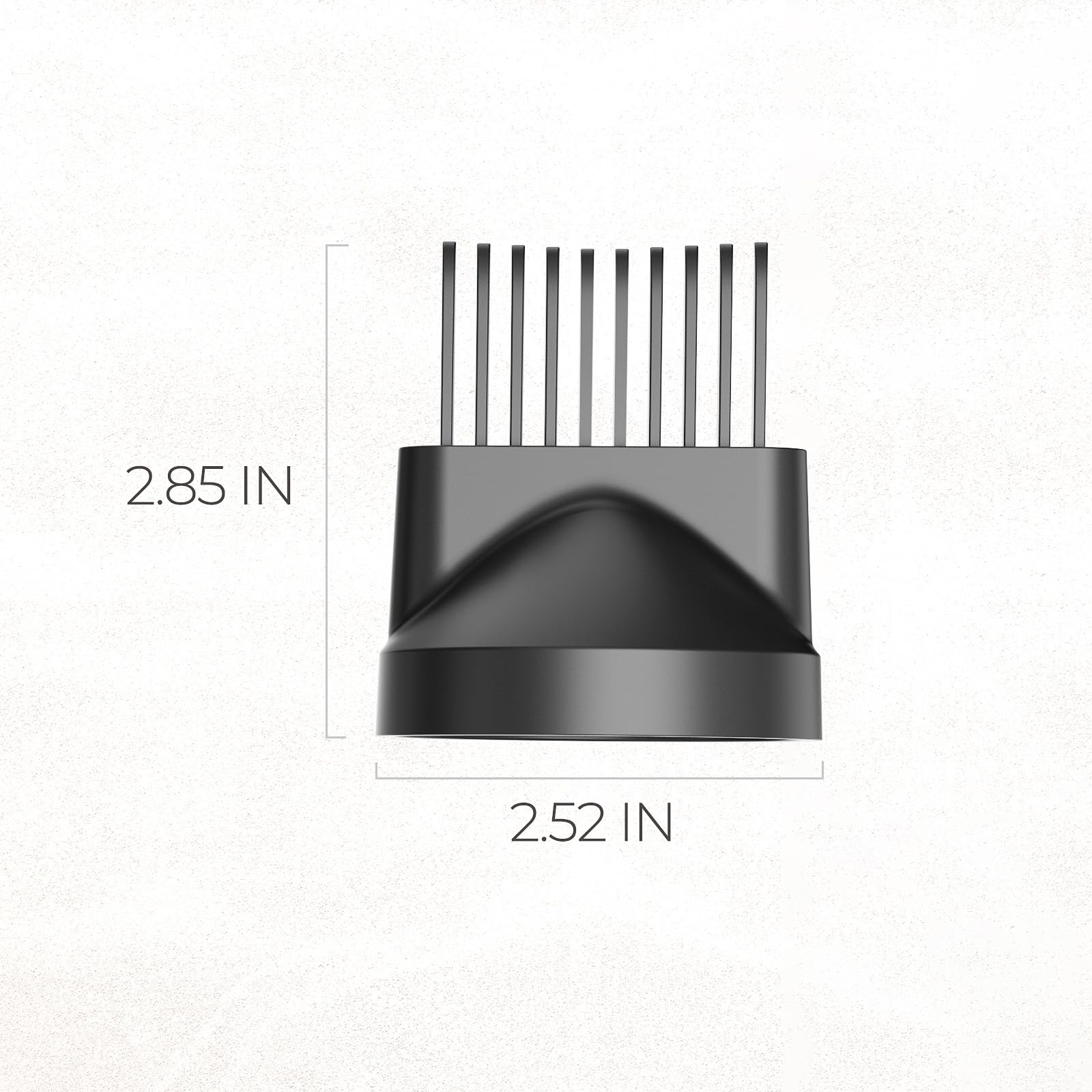 TYMO Hair Comb Attachment saves time by combining detangling and styling steps.