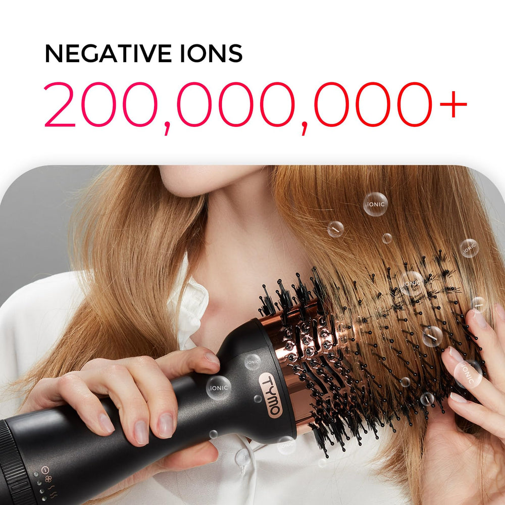 TYMO ionic technology with nano titanium for frizz control
