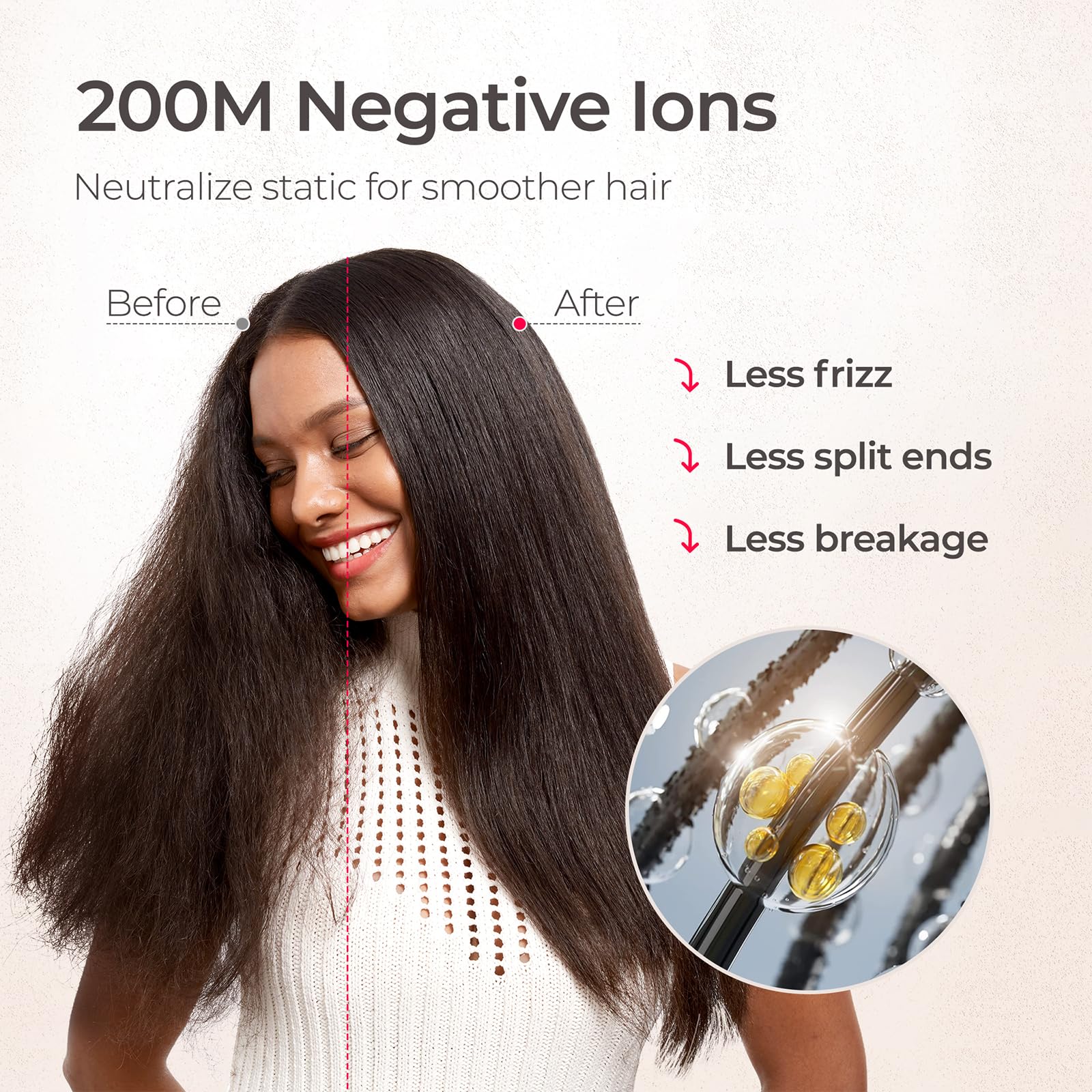 TYMO 12 heat settings personalize styling for different hair types