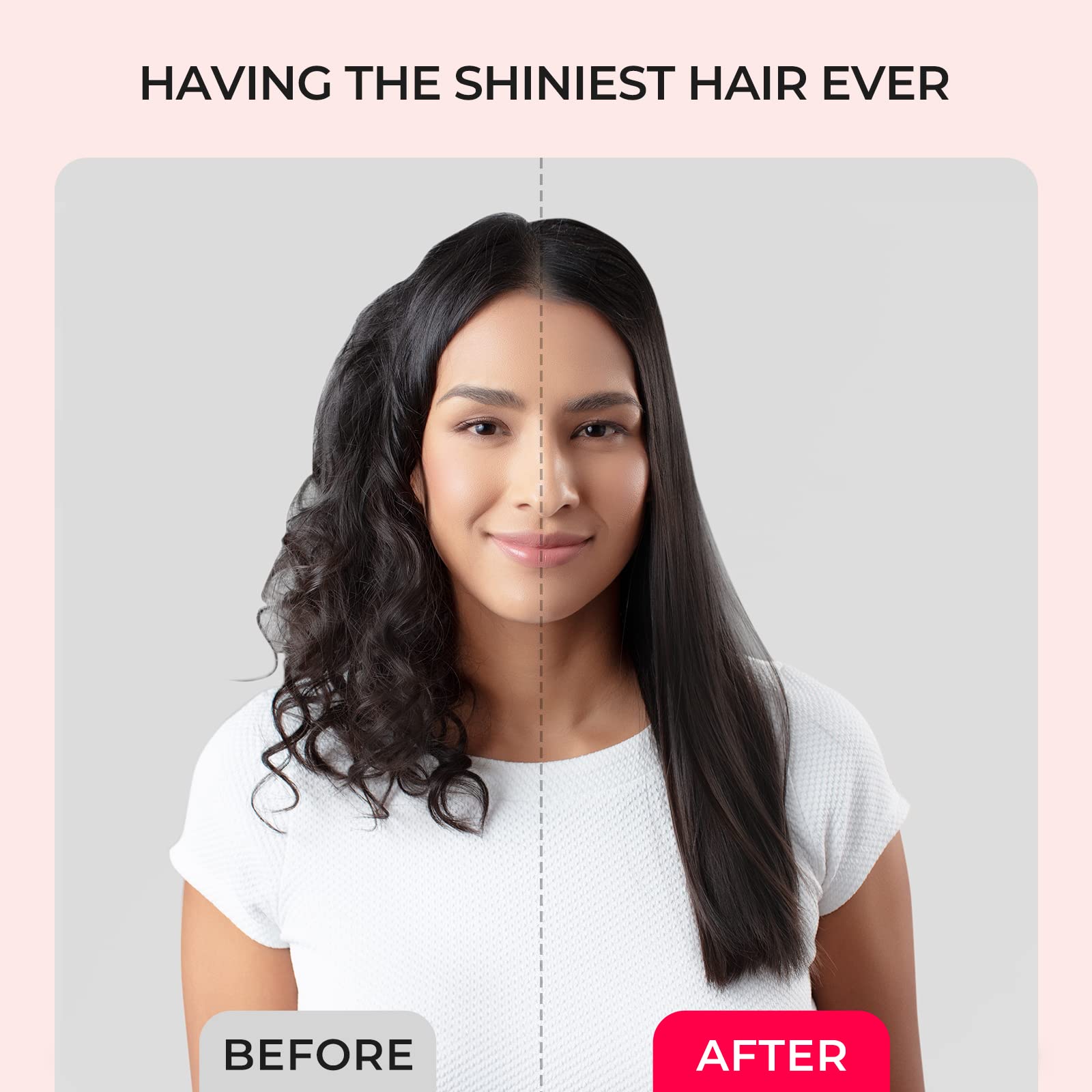 TYMO Pink Volumizer three-modes control offers versatile styling for different hair types.