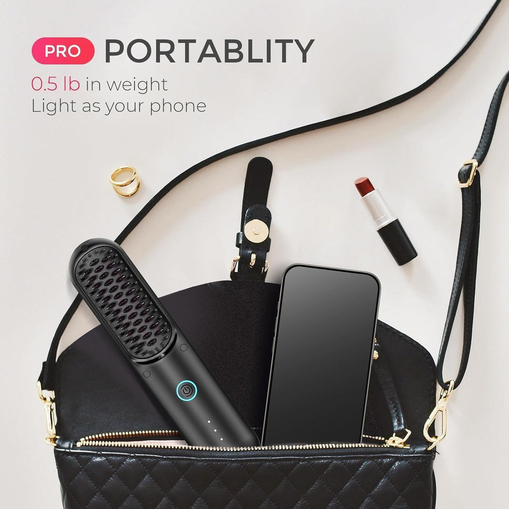 TYMO Porta Pro ionic technology delivers shiny, frizz-free hair.
