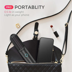 TYMO Porta Pro ionic technology delivers shiny, frizz-free hair.