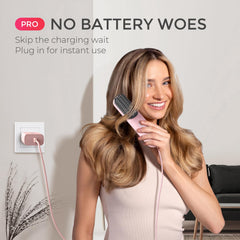 TYMO Porta Pro ionic technology delivers shine through negative ion action.