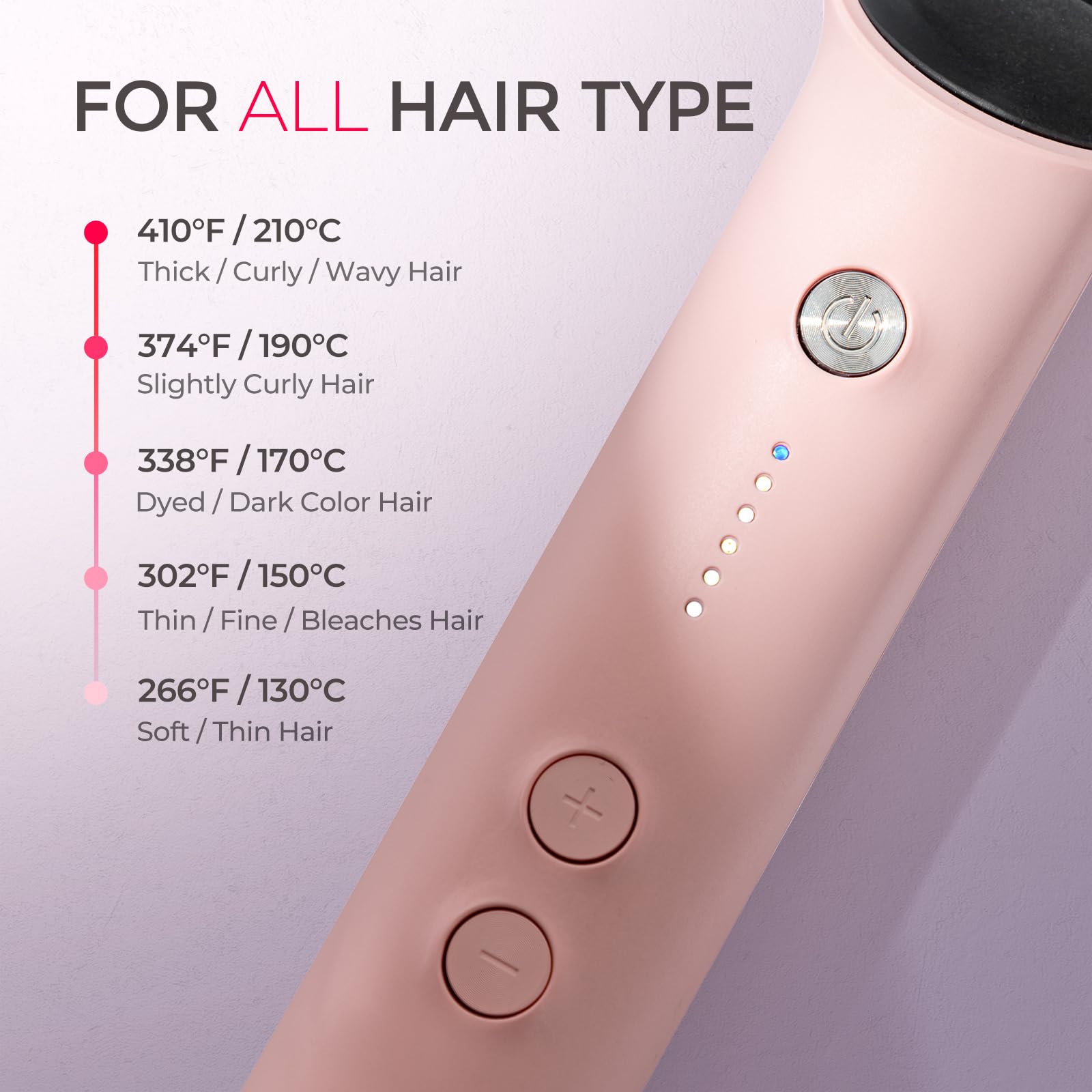 TYMO Ring Hair Straightener Brush auto-off feature adds safety after use