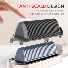 TYMO Ring Hair Straightener Comb 3D teeth detail for thorough one-pass straightening