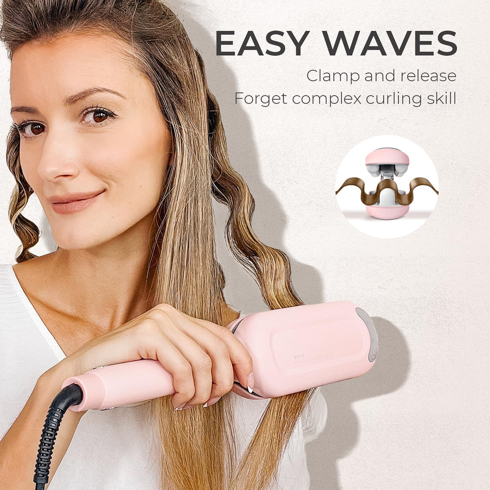 TYMO ROVY full-wrap-insulation protects fingers and neck during styling.