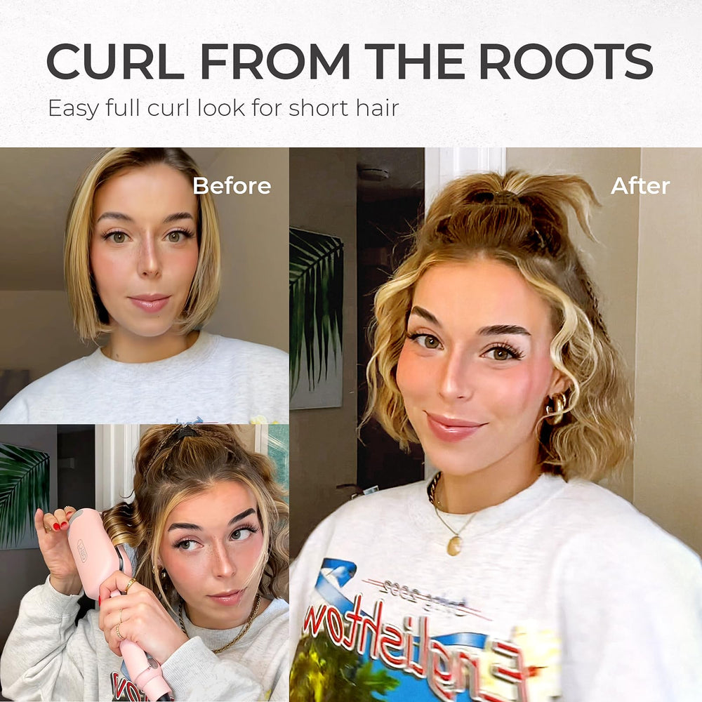 TYMO ROVY tourmaline coating with nourishing essence cares for curls.