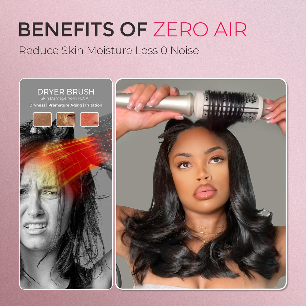TYMO STYLUX curl-straighten demo showing 2-in-1 versatility