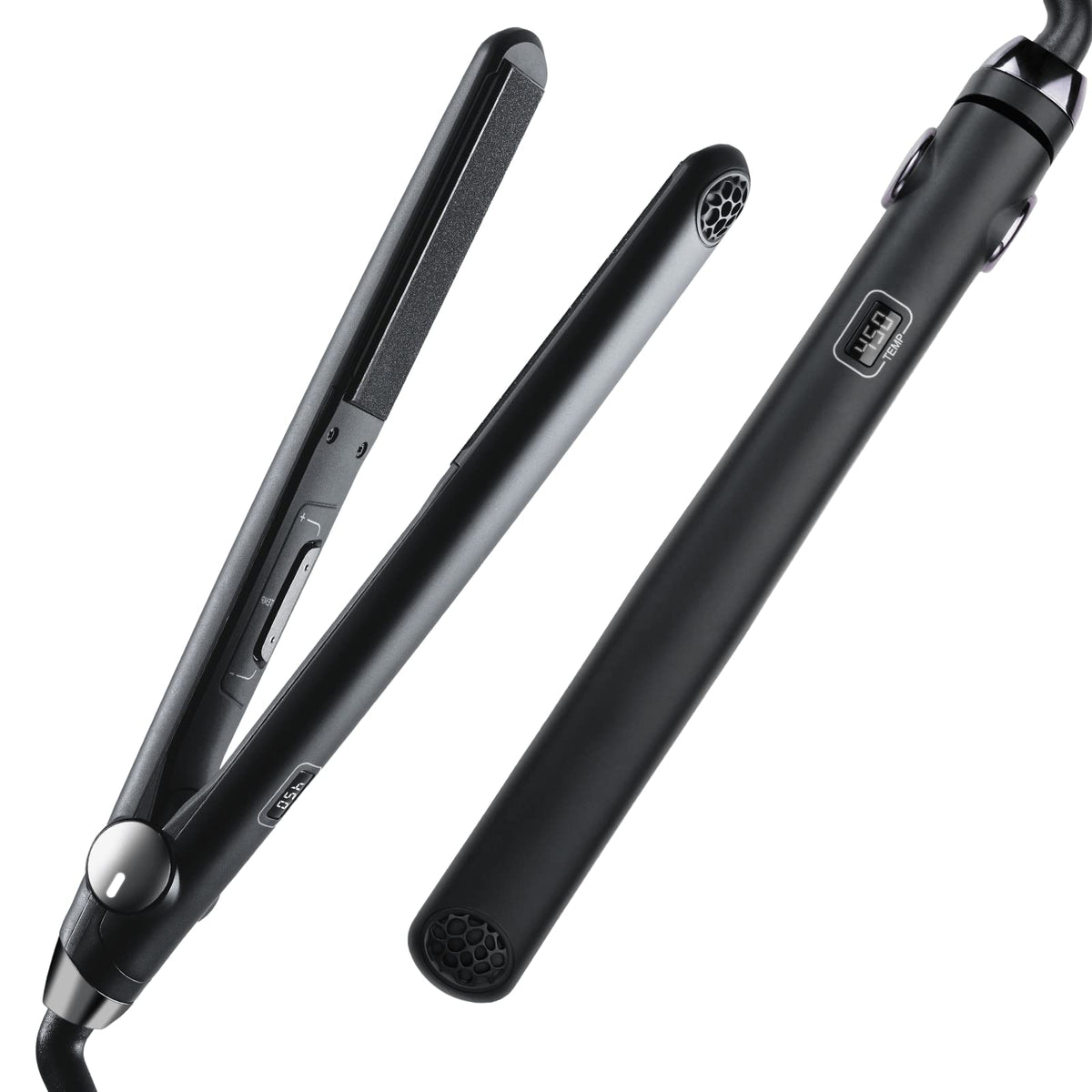 TYMO SWAY ceramic-tourmaline plates glide smoothly for snag-free styling.