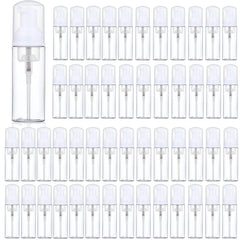 Tzirci 35pcs 2oz foam dispenser set front view for on-the-go sample packaging.