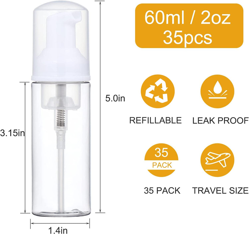 Tzirci clear PET material dispenser demonstrates durable, see-through contents.
