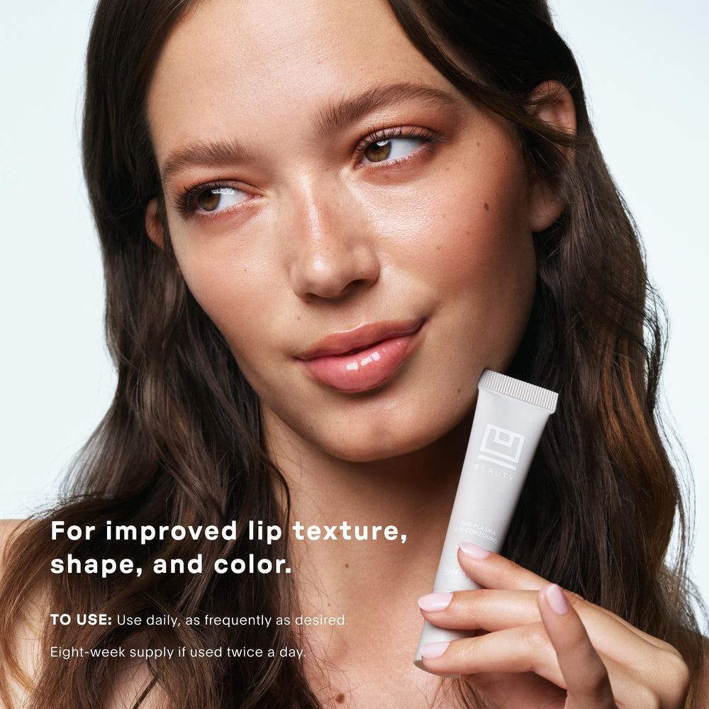 U Beauty The PLASMA Lip Compound Siren Capsule delivery visual emphasizes targeted hydration