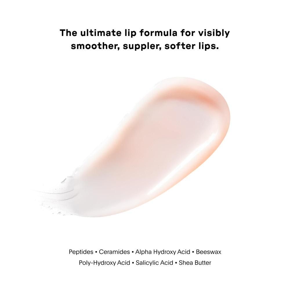 U Beauty The PLASMA Lip Compound texture detail highlights exfoliating surface benefits