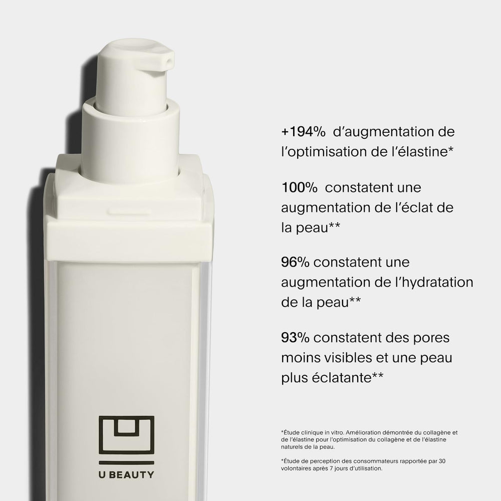 Morning vanity scene with U Beauty Resurfacing Compound for radiant balanced skin