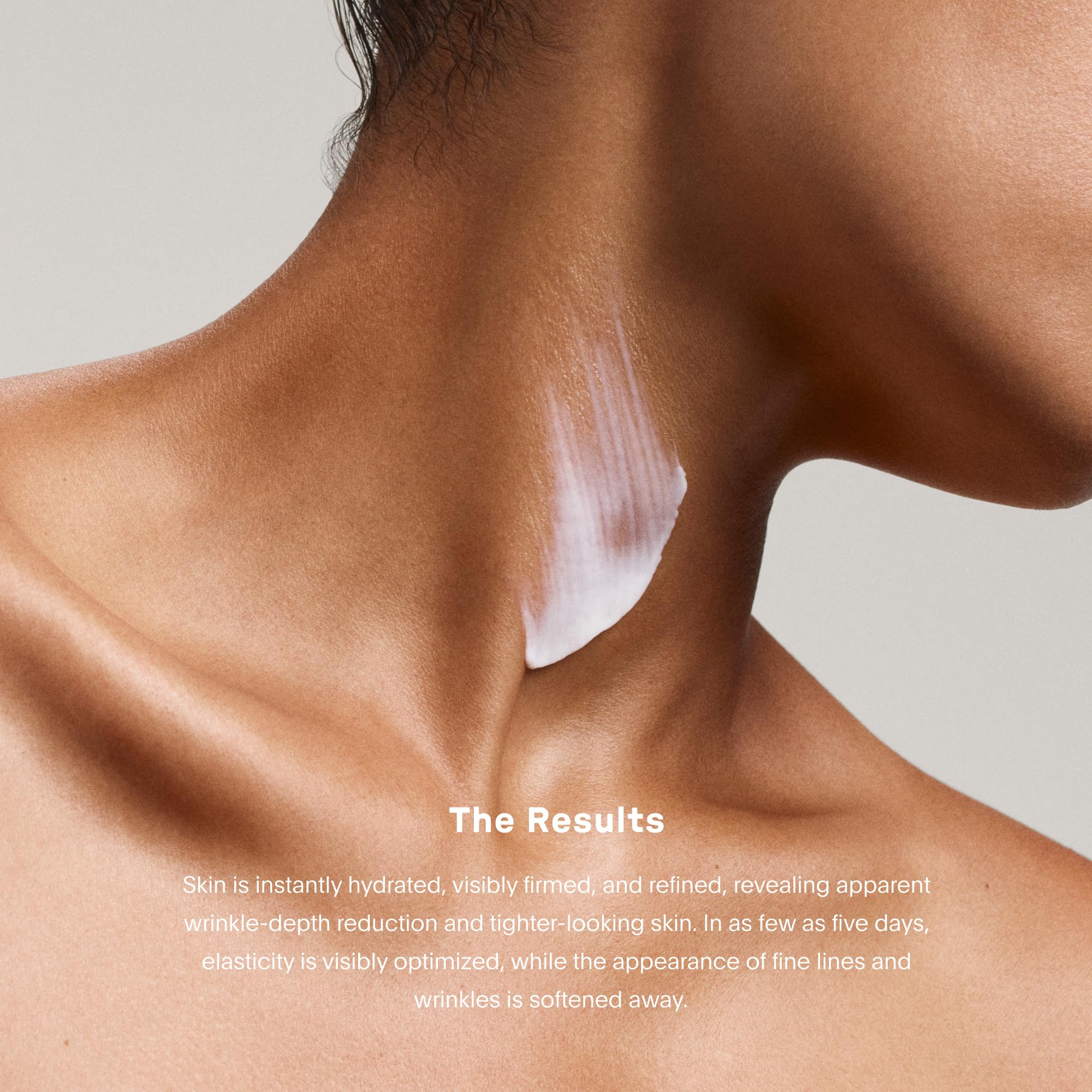 U Beauty SCULPT neck hydration texture highlights 4D HA benefits.