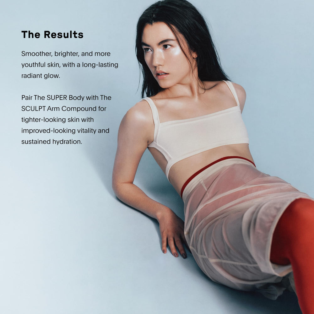 Swatch reveals brightness and even tone without heaviness.