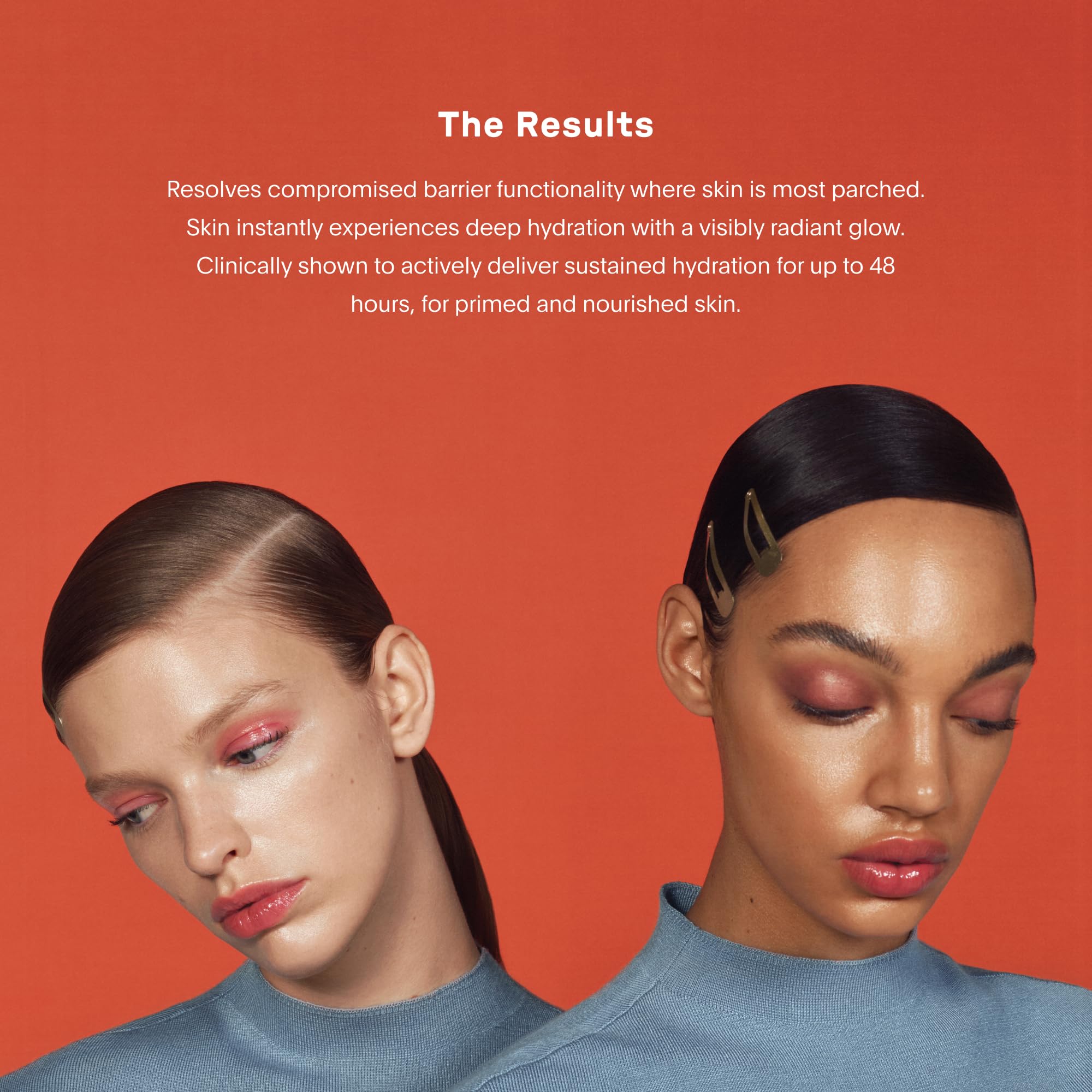 U Beauty The SUPER Hydrator texture swatch highlights creamy, silky application.