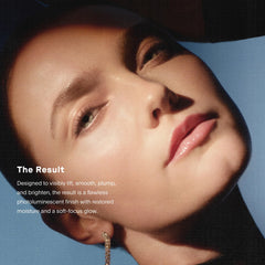 U Beauty The RETURN Eye Concentrate texture swatch demonstrates a smooth, hydrating feel